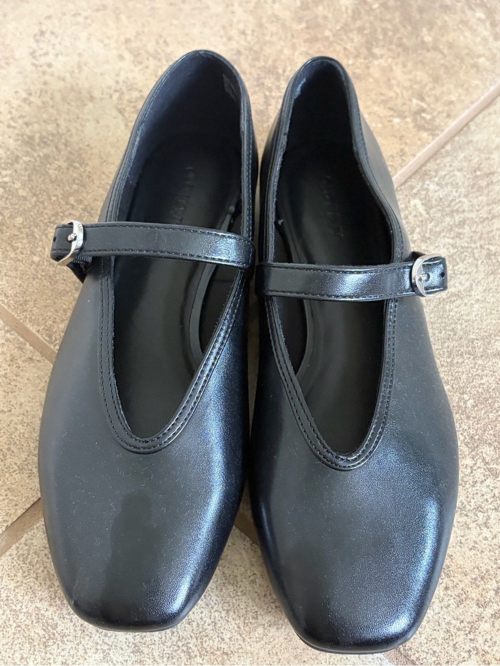 Old Navy Black Mary Jane Strap Flats